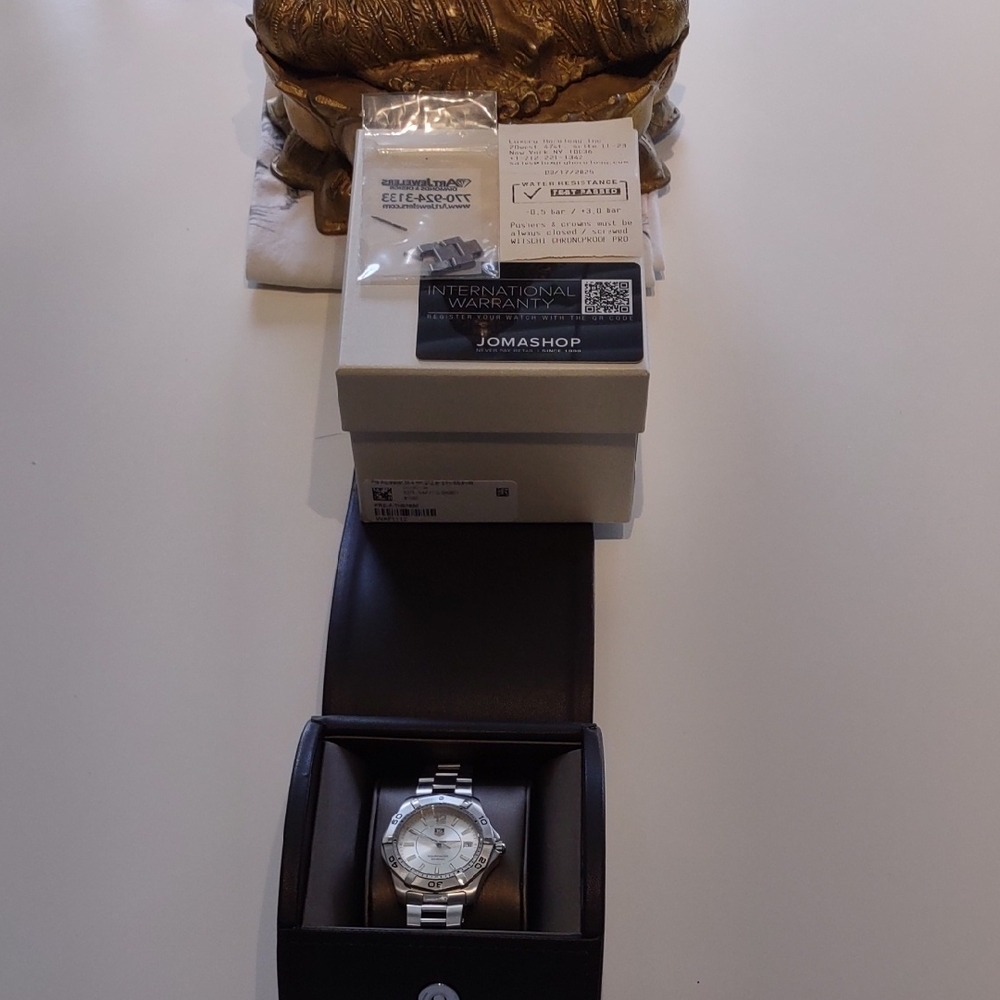 Tag Heuer Silver and Black Men's Watch